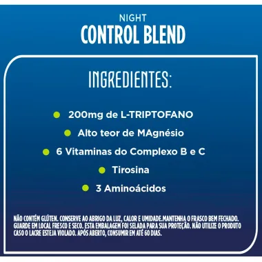 Night Control Blend Super Nutrition com 90 Cápsulas_3