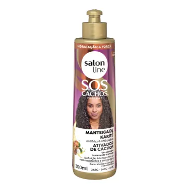 Ativador de Cachos Salon Line S.O.S Karité 300ml