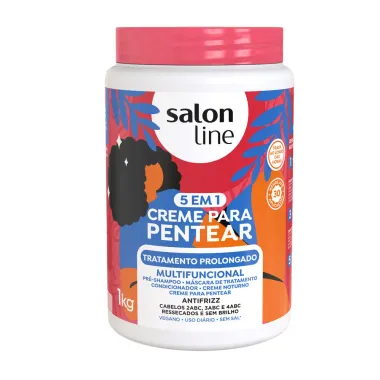 Creme de Pentear Salon Line 5 em 1 Tratamento Prolongado Multifuncional 1kg