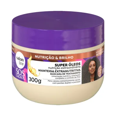 Máscara Capilar Salon Line S.O.S Cacho Manteiga Extranutritiva 300g