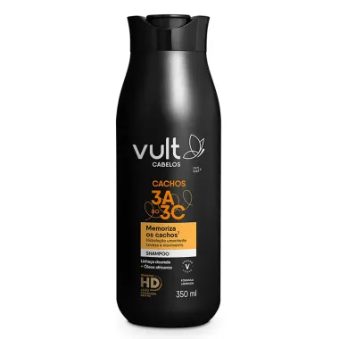 Shampoo Vult Cabelos Cachos 3A ao 3C Sem Sal 350ml