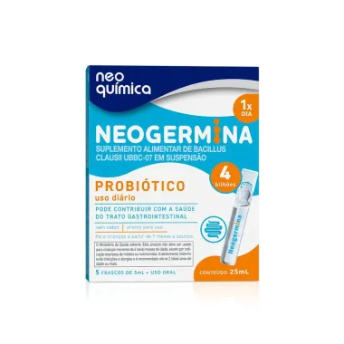 Neogermina Probiótico 4BI com 5 Flaconetes de 5ml cada
