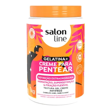 Creme de Pentear Salon Line Gelatina Mais Defini&ccedil;&atilde;o Extraordin&aacute;ria Antifrizz 1kg