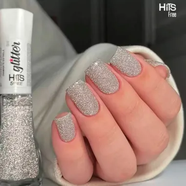 Esmalte Hits Glitter 5Free Cor Diamante Estrela 8ml _3