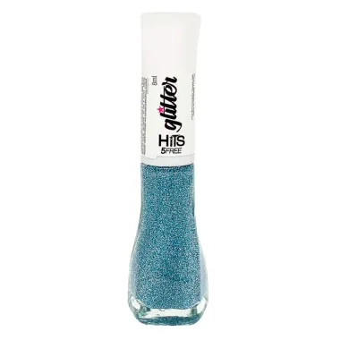 Esmalte Hits Glitter 5Free Cor Diamante Lua Azul 8ml_1