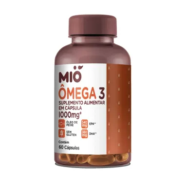 Ômega 3 1000mg Mió 60 Cápsulas