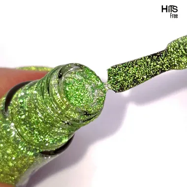 Esmalte Diamante Verde Aurora - Glitter Refletivo Hits - FREE_2