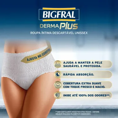 Derma Plus Roupa Íntima Bigfral G/XG 24