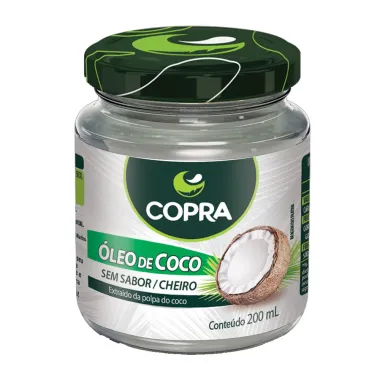 Óleo de Coco Copra Sem Sabor/Cheiro 200ml