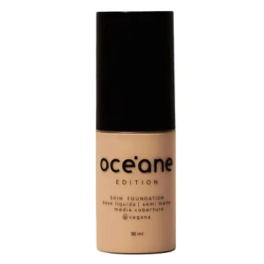 Base Líquida Océane Edition Skin Foundation Semi Matte Cor 210L 35ml Frasco