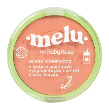 Blush Compacto Melu Ruby Rose RR8713 Cor Cake 10g_1