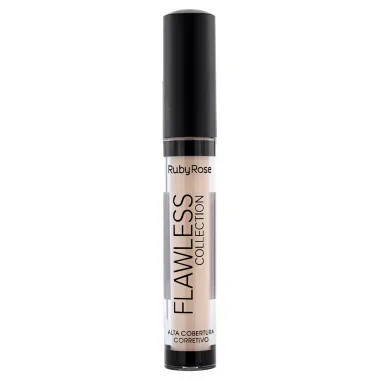 Corretivo Líquido Ruby Rose Flawless Collection Alta Cobertura HB8080 Cor Bege 5 4ml