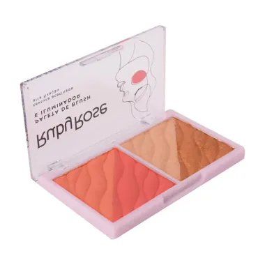 Paleta de Blush e Iluminador Ruby Rose Hb75331 com 11,4g_3