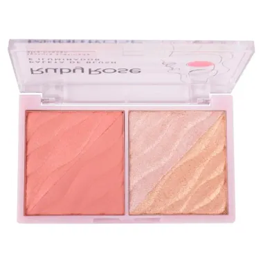 Paleta de Blush e Iluminador Ruby Rose Hb75332 com 11,4g_2