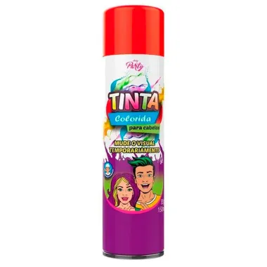 Tinta Colorida Temporária para Cabelos My Party Vermelha 150ml