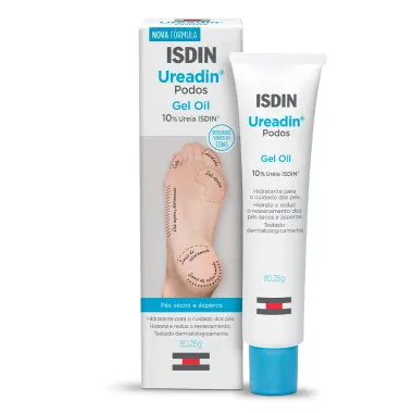 Ureadin Podos Gel Oil Hidratante Isdin Foot Care Repara e Hidrata 80,25g