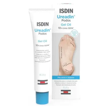 Ureadin Podos Gel Oil Hidratante Isdin Foot Care Repara e Hidrata 80,25g