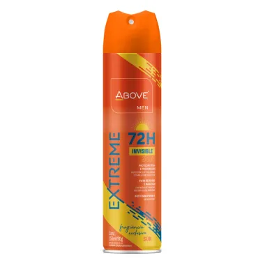 Desodorante Above Men Aerossol Extreme Invisible SUN Antitranspirante 72h 150ml
