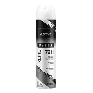 Desodorante Above Men Extreme Invisible Aerossol Antitranspirante 72h 150ml