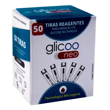 Glicoo Neo Tira Teste com 50 Unidades