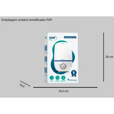 Umidificador de Ar Umi Pop Dellamed Health 2,3 Litros_3