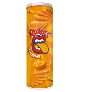 Batata Ruffles Sabor Cheddar Tubo 100G