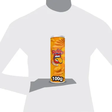 Batata Ruffles Sabor Cheddar Tubo 100G