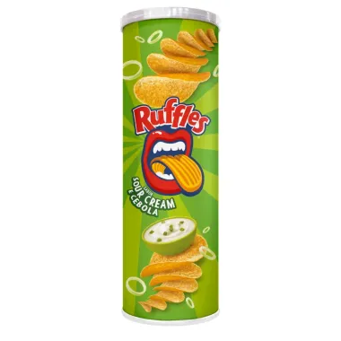 Batata Ruffles Elma Chips Sour Cream e Cebola Tubo