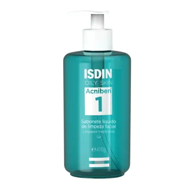 Acniben 1 Isdin Oily Skin Sabonete Líquido Gel Frasco