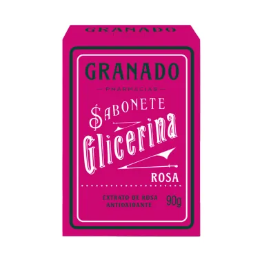 Sabonete em Barra de Glicerina Granado Rosa 90g_1