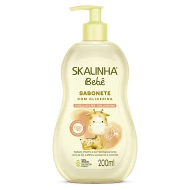 Sabonete Líquido Skalinha Bebê com Glicerina 200ml