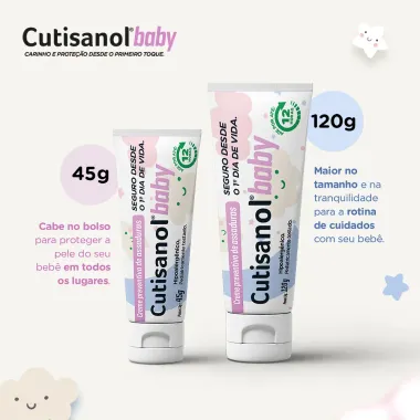 Cutisanol Baby Creme Preventivo de Assaduras Vegano 45g