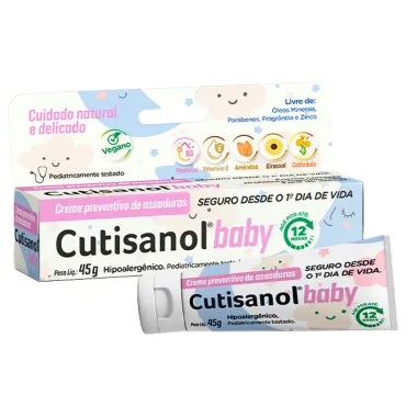 Cutisanol Baby Creme Preventivo de Assaduras Vegano 45g_1