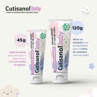 Cutisanol Baby Creme Preventivo de Assaduras Vegano 120g