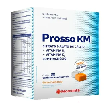 Prosso KM com 30 Tabletes Mastigáveis