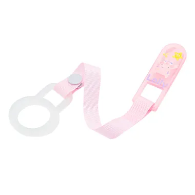 Prendedor de Chupeta Lolly Kinddy 0+ Meses Oceano Rosa_2