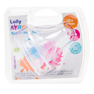 Bico de Mamadeira Lolly Nenny Silicone Big 0+ Meses 1