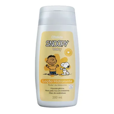 Loção Hidratante Cottonbaby Snoopy Baby Poder da Melanina 200ml