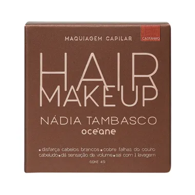 Maquiagem Capilar Océane Hair Make Up Nádia Tambasco Cor Castanho 4g