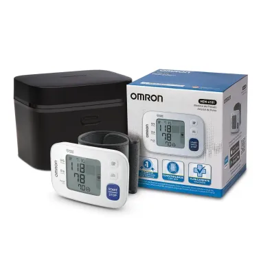 Aparelho de Press&atilde;o Omron Autom&aacute;tico Pulso HEM 6181 com 1 Unidade