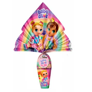 Ovo de P&aacute;scoa Monterv&eacute;rgine Baby Alive Chocolate Ao Leite 80g e Ganhe Copo Sortido 1 Unidade