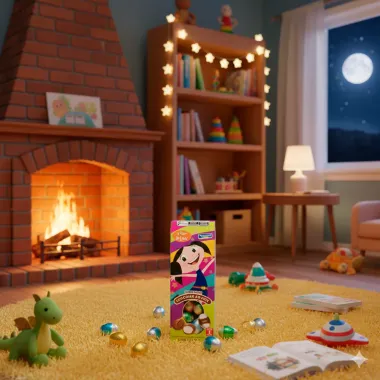 Ovinhos de Chocolate ao Leite Montev&eacute;rgine O Show da Luna Sabor Brigadeiro e Leite 85g