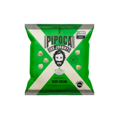 Pipoca Pronta do Johnny Sabor Sour Cream 40g Pacote