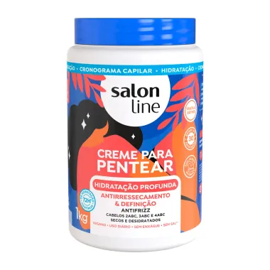 Creme de Pentear Salon Line Hidrata&ccedil;&atilde;o Profunda Defini&ccedil;&atilde;o e Antirressecamento 1Kg