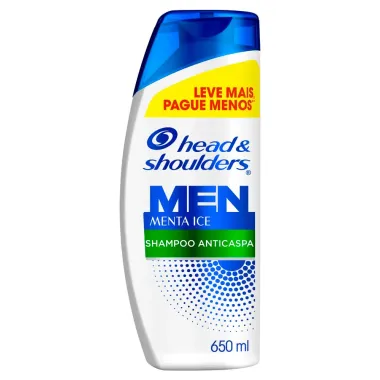 Shampoo Anticaspa Head & Shoulders Menta Ice Leve Mais por Menos 650ml