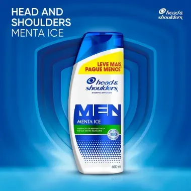 Shampoo Head & Shoulders Men Anticaspa Menthol Sport 650ml