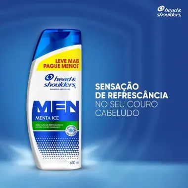 Shampoo Head & Shoulders Men Anticaspa Menthol Sport 650ml