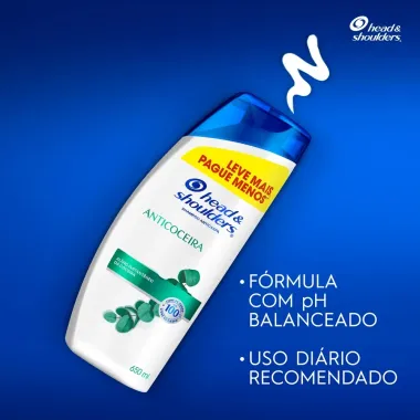 Shampoo Head & Shoulders Anticoceira 650ml