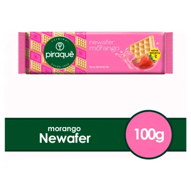 Biscoito Piraquê Newafer Sabor Morango 100g_2