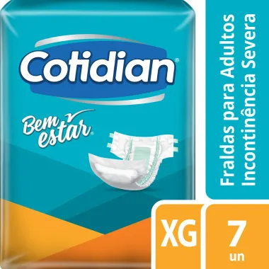 Fralda Geriátrica Cotidian Bem Estar XG 7 Unidades_2